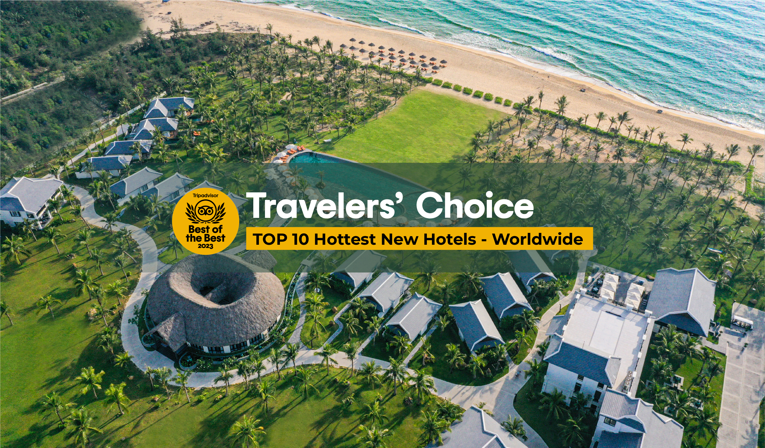 Nam Hoi An has a resort in the top 10 most attractive new resorts in the world